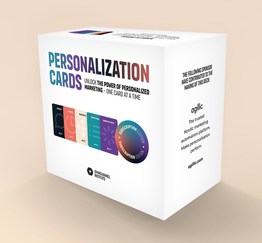 Subscription Personalisation Cards box