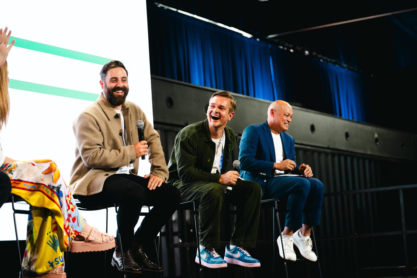 Rasmus Houlind on a panel discussion